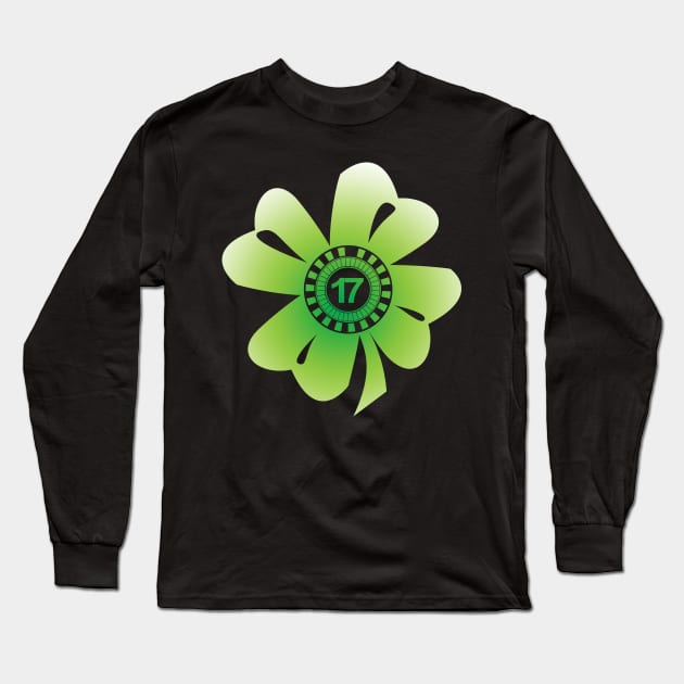 'Roulette Wheel Lucky Number 7' Lucky Number Gift Long Sleeve T-Shirt by ourwackyhome